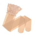 thumbnail image 3 of Lingerie Transparente en Maille pour Femmes Soutien-Gorge Brodé et String et Bas, 3 of 4