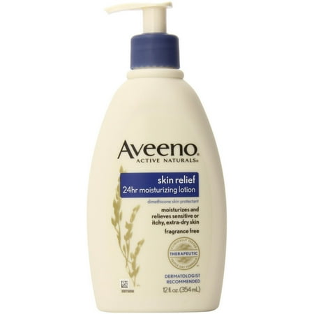 aveeno lotion relief skin 12oz naturals moisturizing active pack