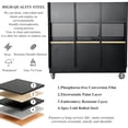thumbnail image 4 of 72 Inch Rolling Tool Chest with LED, Tool Box Mobile Garage Workbench with 15 Fully Extending Drawers 3 Upper Cabinet, Heavy-Duty Steel Tool Storage Cabinet with Power Strip for Garage Warehouse, 4 of 9