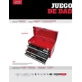 thumbnail image 2 of Jgo De Dados Y Accesorios En Caja Metalica 178 Piezas Foy Urrea JCM01, 2 of 3