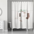 thumbnail image 2 of Creative Products Most Wonderful Stockings 71x74 Shower Curtain, 2 of 2