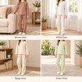 thumbnail image 6 of Girls 2 Piece Pajama Set, Polka Dot Wavy Trim Long Sleeve Top and Pants, Soft Kids Loungewear Sleepwear Outfit for Daily Wear | Akmoler,White 2-3 Years, 6 of 8
