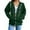 A-Green768, variant on Women's Oversized Zip Up Hoodie Drop Shoulder Kangaroo Pocket Hooded Jacket Soft Casual Daily Loungewear Top