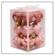 thumbnail image 1 of bolas de Navidad, decoraciones de árbol, bombillas de Navidad clásicas inastillables, decoración de coronas navideñasOro rosa1PCS, 1 of 5
