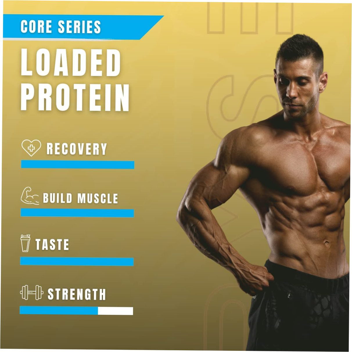 Ryse Loaded Protein Protein Drink Mix, Peanut Butter Cup - 1045 g