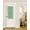 Green, variant on Green Leaves Blackout Curtains French Door Curtains for Door Window, Botanical Abstract Color Retro Plants Privacy Drapery for Patio/Sidelight Doors, 1 Panel with Tieback, 25 x 40 Inches