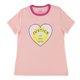 thumbnail image 1 of Playera Para Niña Justice Manga Corta Estampado Corazon Rosa Talla 14, 1 of 3
