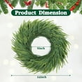 thumbnail image 7 of 22Inch Norfolk Pine Wreath, Real Touch Green Artificial Christmas Wreaths, Christmas Decorations for Window, Wall, Mantel, Outdoor Xmas Holiday Decor (1PCS), 7 of 7