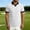 #420-White, variant on Ceisia Men's Solid Color Short Sleeve Lapel Collar Casual Fashion T-Shirt Comfortable Breathable Top White Gifts for Father 3X