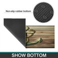thumbnail image 7 of Old Wooden Nautical Anchor on the Deck Kitchen Rugs 2PCS Cushioned and Non-Skid Washable Floor Backing Mat for Home Kitchen Decor or Office 17x29+17x47 Inch, 7 of 7