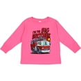 thumbnail image 3 of Inktastic Big Brother Fire Truck Boys Long Sleeve Toddler T-Shirt, 3 of 5
