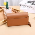 thumbnail image 4 of Bolso de cuero para mujer bolso de embrague de hombro bolso de cuero marrón Zulema embrague de hombro para mujer, 4 of 8