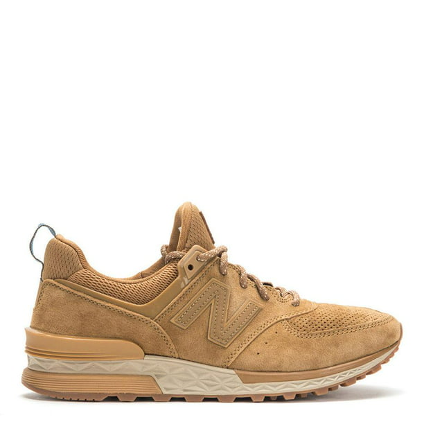 Mens New Balance 574 Sport Suede Wheat Tan Brown MS574CB