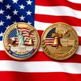 thumbnail image 3 of 250 Anniversary Keepsake, USA 250th Anniversary Commemorative Keepsake, 1776-2026 Patriotic Decorative Figurine Ornaments, Historical Collectible Room Showcase Decoration, 1.6In, 3 of 6