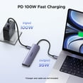 thumbnail image 4 of UGREEN Revodok 7 in 1 USB C Hub For Laptop, USB C Dock with 4K HDMI, 100W PD Charging, 4 of 7