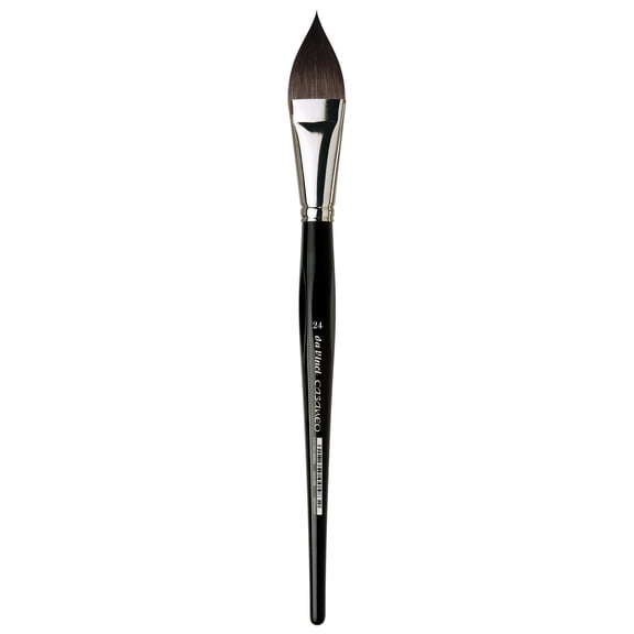 da Vinci Brush Casaneo Watercolor Brush, Short Handle, Oval, 24