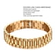 thumbnail image 3 of Pulsera de Eslabones Dorados Pulsera Resistente de Acero Inoxidable Cadena de Eslabones de Placa de Barra de Acero Inoxidable para Hombres para Adolescentes Hiphop para Hombres ANGGREK Otros, 3 of 8