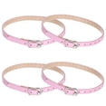 thumbnail image 1 of Uxcell 4 pares de correas para zapatos de tacón alto, correas de tobillo desmontables, accesorios de cordones de reemplazo para tacones altos sueltos, pantuflas y sandalias para mujeres, rosa, 1 of 6