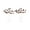 Burgundy, variant on Faship Champagne Rhinestone Crystal Floral Hair Pins Accessories 2 Pcs