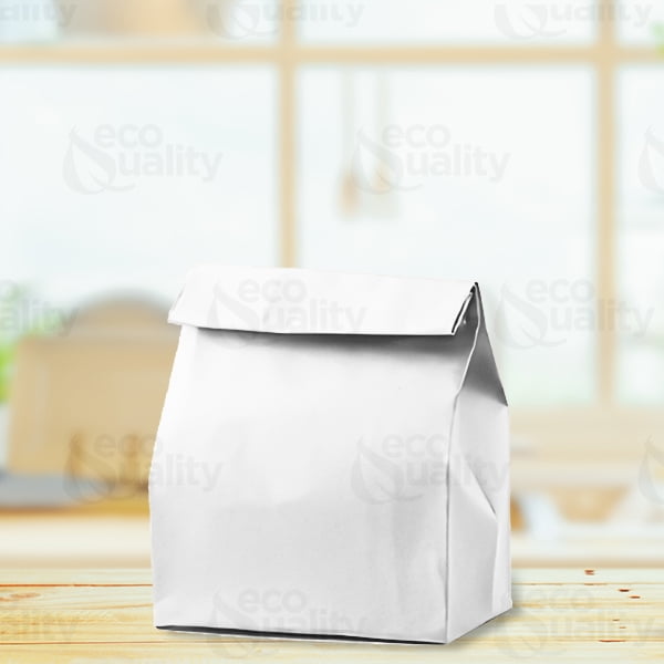 Paper Lunch Bags White #16 Lb ( Customizable ) NJ Manufacturer