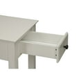 thumbnail image 4 of Knubmt 1 Drawer Side Table with Bottom Shelf, Rectangular Wooden Nightstand for Living Room, Bedroom, White, 4 of 5