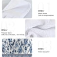 thumbnail image 5 of Blue Floral Kitchen Towels, 2PCS Super Soft Absorbent Hanging Hang Towels or Dishcloths, Bathroom Hand Towels 12x17Inches Wash cloth, 5 of 7