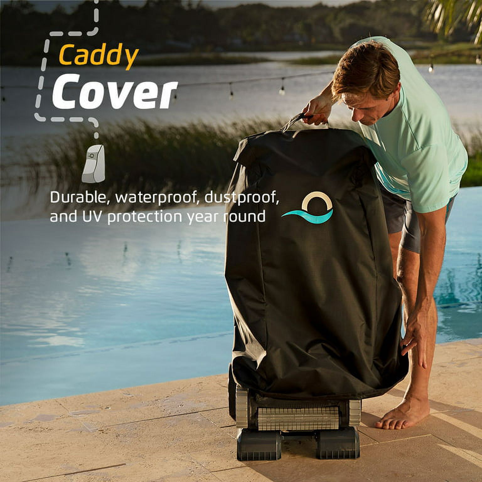 Nautilus CC Supreme Robotic Pool Vacuum Cleaner Caddy and Caddy Cover - image 4 of 5
