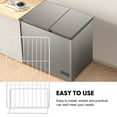 thumbnail image 2 of Refrigerator Shelf Divider Partition Closet Separators Iron Net Ice Cream White, 2 of 6