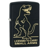 Zippo Dinosaur Black Matte Pocket Lighter