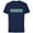 Navy, variant on Disney Princess Moana Courageous - Short Sleeve Cotton T-Shirt for Adults - Customized-Black