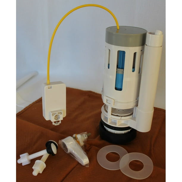 NuFlush Dual Flush Cable Flush Valve. Two inch Flush Hole for one piece