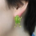 thumbnail image 3 of SUSHANG Frog Earrings New Frog Personality Cute Animal Earrings（1Pair）, 3 of 5