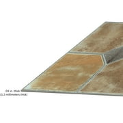 Achim Nexus 12x12 1.2mm Peel & Stick Vinyl Floor Tiles 20 Tiles/20 Sq. ft. Rustic Slate