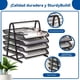 thumbnail image 4 of Organizador de Escritorio, Bandejas Apilables, Organizador de Archivos, Palets Apilables y Arrastrables, para Oficina y Hogar, 4 of 4