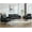 Black, variant on Coewske 3PCS Faux  Leather Sofa Set Loveseat Couch & 2 Chairs for Living Room Small Space Black