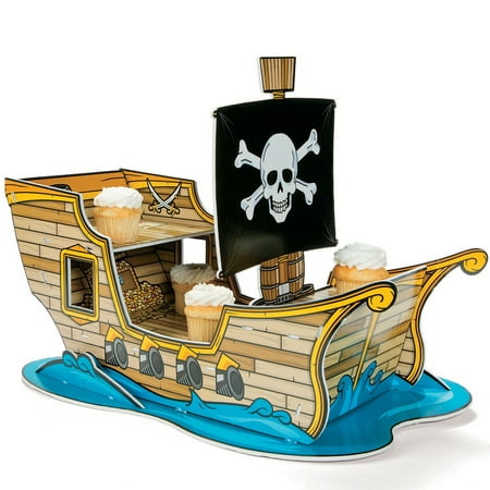 Pirate Ship Cupcake Holder
