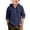 Navy, variant on Teen Boys Soft Cotton Hooded Shirts Casual Long Sleeve Button down Shirt for Kids Summer Comfy Tops with Pocket Plain Clothes