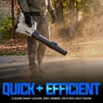 thumbnail image 5 of Sun Joe 20V ECOSHARP Cordless X20 Compact Leaf Blower, Batteries, Charger, X20-BLOWER-2AX2, 5 of 10