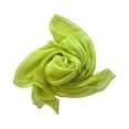 thumbnail image 3 of Wrapables Lightweight Sheer Solid Color Georgette Scarf, Apple Green, 3 of 8