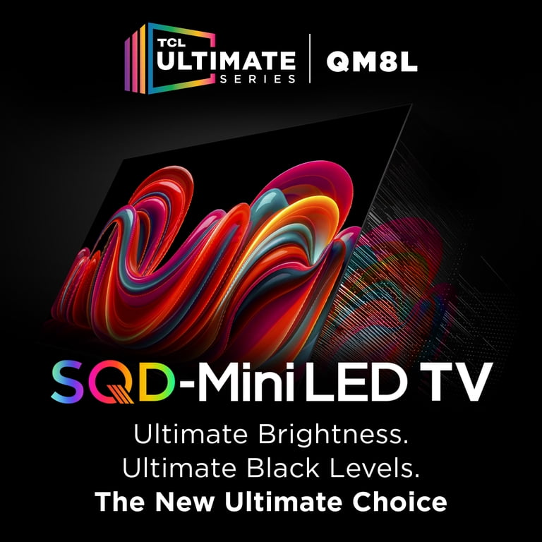 TCL 75” QM8L Series SQD-Mini LED QLED Smart Google TV (NEW 2026