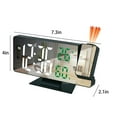 thumbnail image 4 of sruoe Alarm Clock, Digital Clock, Alarm Clock for Heavy Sleepers Adults, LED Display Alarm Clock, Modern Electric Alarm Clocks, Alarms Clock for Bedroom, White, 4 of 7
