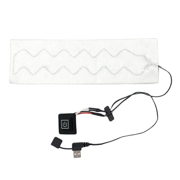 Naiovety Almohadillas térmicas eléctricas para el cuello, envolturas térmicas con carga USB, bufanda de temperatura de 3 velocidades, Suministros térmicos