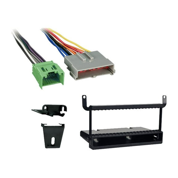 Fits Ford Econoline Full Size Van 1997 Single DIN Harness Radio Dash Kit