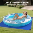 thumbnail image 4 of Tumbona inflable para bronceado Float POOLACC 6 en 1 azul, 4 of 8