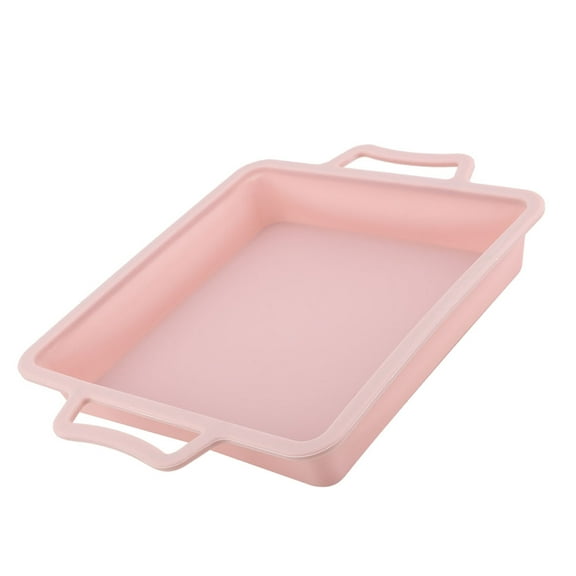 Professional Baking Essentials, Silicone Square Cake Pan, Non-Stick Surface For Hassle-Free Baking, Heat Resistant, Flexible Silicone Baking Molds, Food Grade Silicone, Perfect