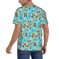 thumbnail image 2 of Hirioo Lovely Sea Otters for Men's Baseball T-shirt Shirts Short Sleeve Casual Summer Button Stretch T Shirts,Size S-4XL-Large, 2 of 7