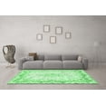 thumbnail image 3 of Ahgly Company Indoor Round Oriental Emerald Green Traditional Area Rugs, 6' Round, 3 of 4