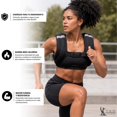 thumbnail image 4 of Chaleco Con Peso Clásico Lastrado 6 Kg 13 Lbs V&D FITNESS Clásico VD002, 4 of 7