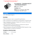 thumbnail image 2 of A/C Compressor - Compatible with 2017 - 2020 Mitsubishi Mirage G4 2018 2019, 2 of 2