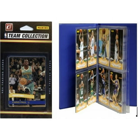 C&I Collectibles NBA New Orleans Hornets Licensed 2010-11 Donruss Team Set Plus Storage Album O/S
